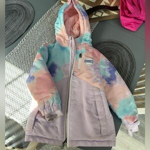 Girl's Hurley Winter Fleece Lined Water Resistant Puffer Jacket Size XS (5/6)